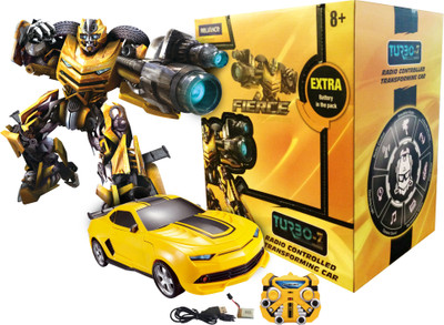 

TurboZ R/C CHANGING ROBOT CAR YELLOW - TT661(Multicolor)