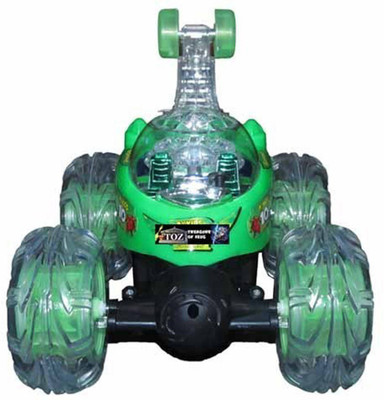 

Vishwakarma Enterprises Ben 10 R/C Stunt Car With LED Light(Green)