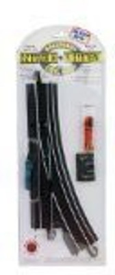 

Bachmann Trains Snap-Fit E-Z Track Remote Turnout - Left(Black)