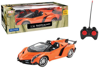 

Commando 1:16 R/C Sports Car With Charger-Orange(Multicolor)