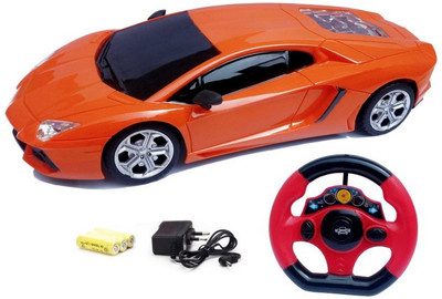 

Variety Gift Centre Lamborghini Style Racing Rechargeable Car With Radio Control Steering(Multicolorr)