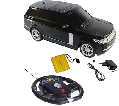 

Flying Toyszer Rechargeable Scale 1:18 Range Rover Gravity Sensor R/C Car with Steering(Black)
