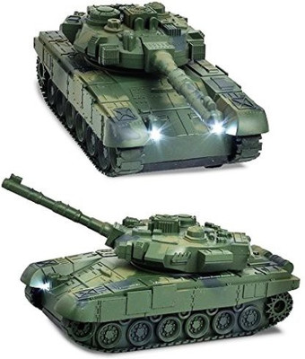 

Turban Toys New Green Remote Control Heavy Tank Toy(Grey)