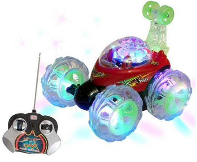 VW Angry Bird Rechargeable Remote Controlled Stunt Car With Led Lights(Multicolor)