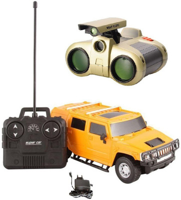 

New Pinch R/C Rechargeable Model Car with binocular toy(Multicolor)