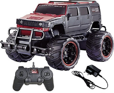 

MousePotato 1:16 Hummer Rock Crawler Monster Truck Racing Car Rechargeable (Red)(Red)