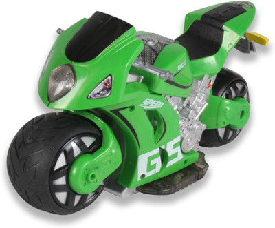 

Toys Bhoomi Ultra Fast 4D Moto 2.4Ghz 1:8 Scale Gravity Sensor Handlebar Remote Control RC Drift Bike with Bright LED Light & Sound(Green)