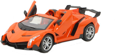 TRD Store 1:16 R/C Lambhorghini Veneno Style Car with Door Open/Close(Orange) available at flipkart for Rs.749
