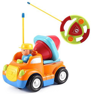 

Liberty Imports Cartoon R/C Cement Mixer/Dump Truck Radio Control(Multicolor)