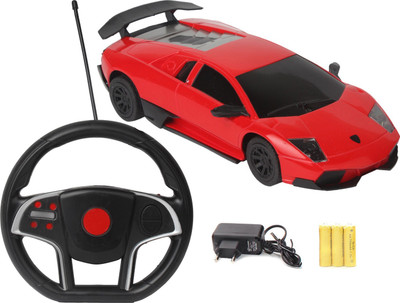 

Flipzon RC Lamborghini Style Rechargeable Toy Car With Gravity Sensing (Red)(Red)