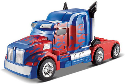 

Gift World Transformers 2.4Ghz One-key Transform R/C Optimus Prime Changing Car(Blue)