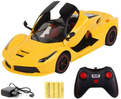 

Smilemakers RC Ferrari Style Rechargeable Car 1:16 With Opening Doors(Yellow)