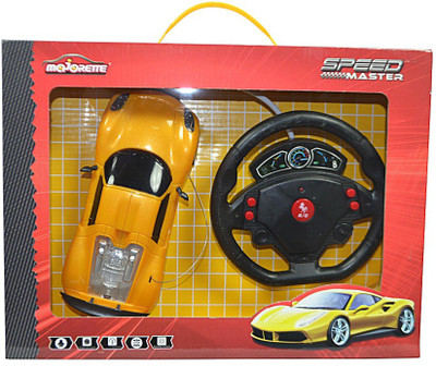 

Majorette Speed Master Car 1:24 with Gravity Sensing Remote (Yellow Ferrari)(Multicolor)