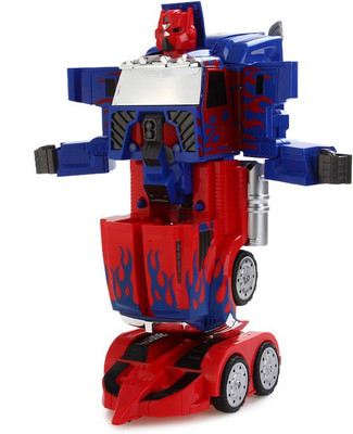 

The Flyer's Bay One Button Transforming Police Car into Robot with Cool Dance Feature(Multicolor)