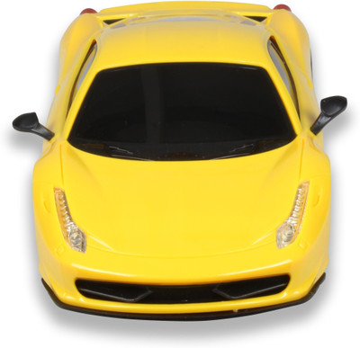 

Building Mart High Speed RC Ferrari Rechargeable 4CH Racing Car(Yellow)
