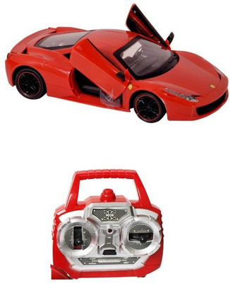 

Madink Rechargeable Ferrari 458 1:14 Scale Big Size With Automatic Opening Doors(Red, Yellow)