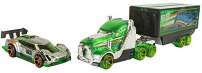 

Hot Wheels Trackin' Trucks Speed Hauler(Green)