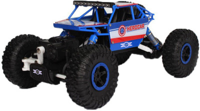 

Emob Rock Crawler 4WD Radio Remote Control Car Monster Four Wheel Drive Truck Rally With Rection Traction Feature - Blue(Multicolor)