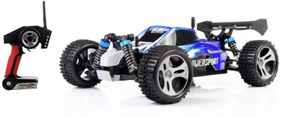 

Toys Bhoomi 50 Km/H High Speed Off-Road RC Stunt Car - 1:18 Scale 2.4GHz 4WD Shaft Drive(Blue)