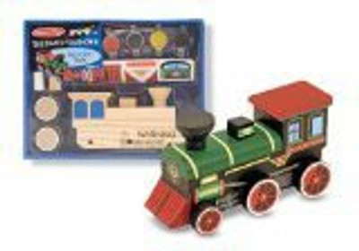 

Melissa & Doug Decorate-Your-Own Train(Multicolor)