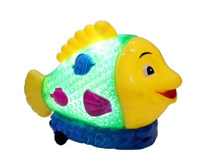 

Shape n Style Musical Fish Toy With Light Effects & Self Rotating(Multicolor)