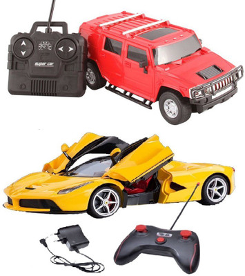 

New Pinch Rechargeable yellow Remote Control Car Opening Door with hummer style model car 1:16 scale(Multicolor)
