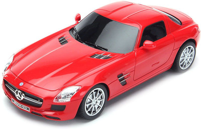

The Flyer's Bay Licenced RC Mercedes-Benz SLS AMG 1:24 Scale Full Function with Shock Absorber and LED Lights (Red)(Multicolor)