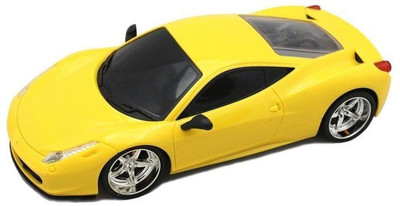 

Flying Toyszer Rechargeable Scale 1:18 Ferrari style Gravity Sensor R/C Car With Steering(Yellow)