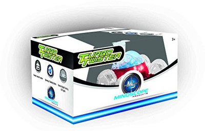 

Mindscope Turbo Twisters Red 27 Mhz Bright Led Light Up Stunt Rc(White)