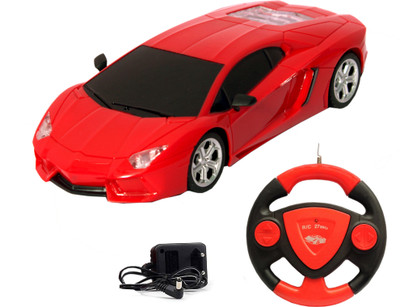 

Fantasy India Red Remote Control Rechargeable ToyCar with Steering(Red)