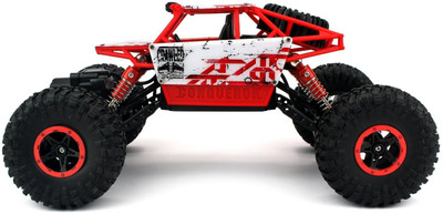 

Sani International 1:18 Scale Rechargeable Four wheel Shock Absorber Oversized Tyre Rock Crawler(Red)