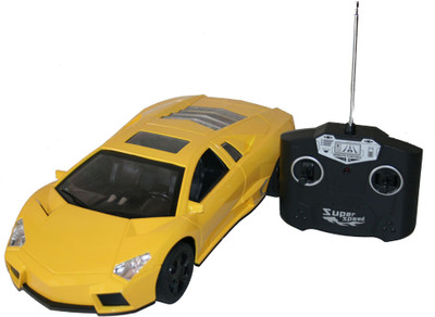 

Adraxx RC Lightening Speed Racing Car(Yellow)