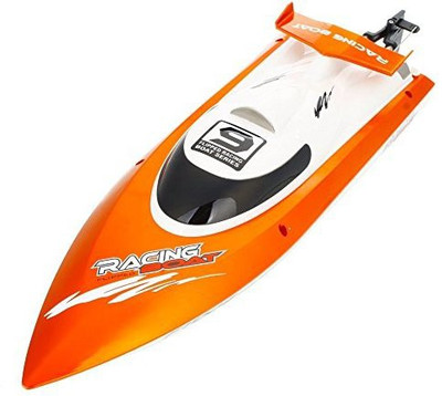 

Feilun FT009 2.4G 4 channel 4CH Wireless Remote Control RC Racing Boat with Water Cooling System(Orange)
