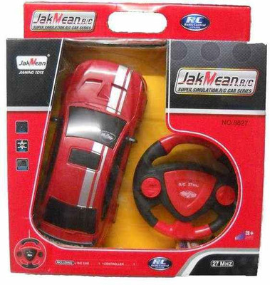 

Jak Mean Remote Control Rechargeable Car With Steering(Red)