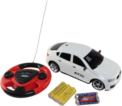 

AR Enterprises JakMean Remote Control Rechargeable Car With Steering(White)