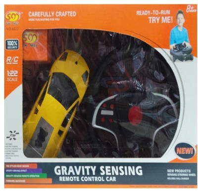 

Unica Gravity Sensing Remote Control Rechargeable Car With Steering(Multicolor)