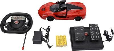

Variety Gift Centre RC OPEN DOOR LUXURY TOY CAR WITH FOOT CONTROL(Red)