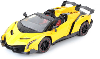 

Flipzon RC New Lamborghini Veneno Style Rechargeable Car 1:14 With Opening Doors (Yellow)(Yellow)