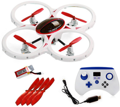 

Emob 3D Eversion Headless Mode 2.4G 5CH RC Quadcopter 6 Axis Gyro RTF Drone (Red)(Multicolor)