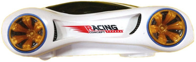 

AM Enterprises Racing Car with 4D lights(White)