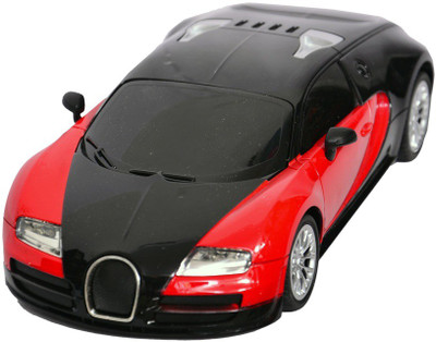 

Baby First Bugatti Red 1:16radio Control Remote Car(Red, Black), Black;red