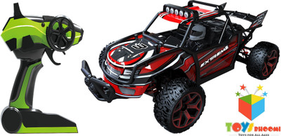 

Toys Bhoomi 20 KM/H 2.4G 1:18 4WD High Speed Off-Road RC DRIFT Car Electric Buggy with Pistol grip remote control(Red)