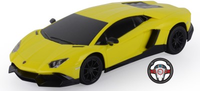 

Toyhouse 1:24 Lamborghini Aventador Lp720-4 W Gravity Sensor Steering Rechargeable Rc Cary(Yellow)