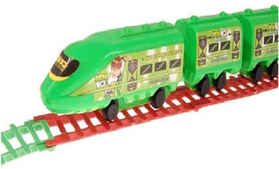 

PTCMart Green Ben 10 Battery Operated Train For Boys(Multicolor)