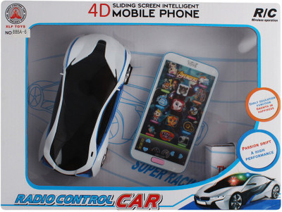 

Just Toys 4D Sliding Screen Intelligent I Phone Remote Controlled BMW like Rechargeable Model Sports Car with 12 Functions(Multicolor)