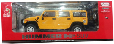 

ABB Hummer H2 Suv - Scale 1:12 Remote Control Car(Yellow, White, Red, Black), Black;red;white;yellow