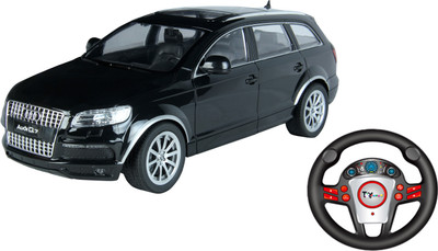 

Toy House Officially Licensed Audi Q7 1:16 Scale Model Car with Gravity Sensor Remote, Black(Black)