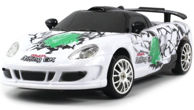 

Webby Porsche Carrera GT Graffiti Electric RC Rechargeable Drift Car 1:24 Scale(White)