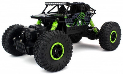 

The Flyer's Bay ROCK CRAWLER 1:18 Scale 4WD RALLY CAR - The Mean Machine (Green)(Multicolor)