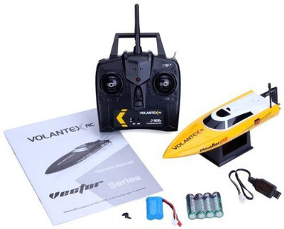 

Midea Tech Vector28 2.4Ghz Radio Remote Control Micro High Speed RC Racing Boat Speed Boat RTR(Yellow)